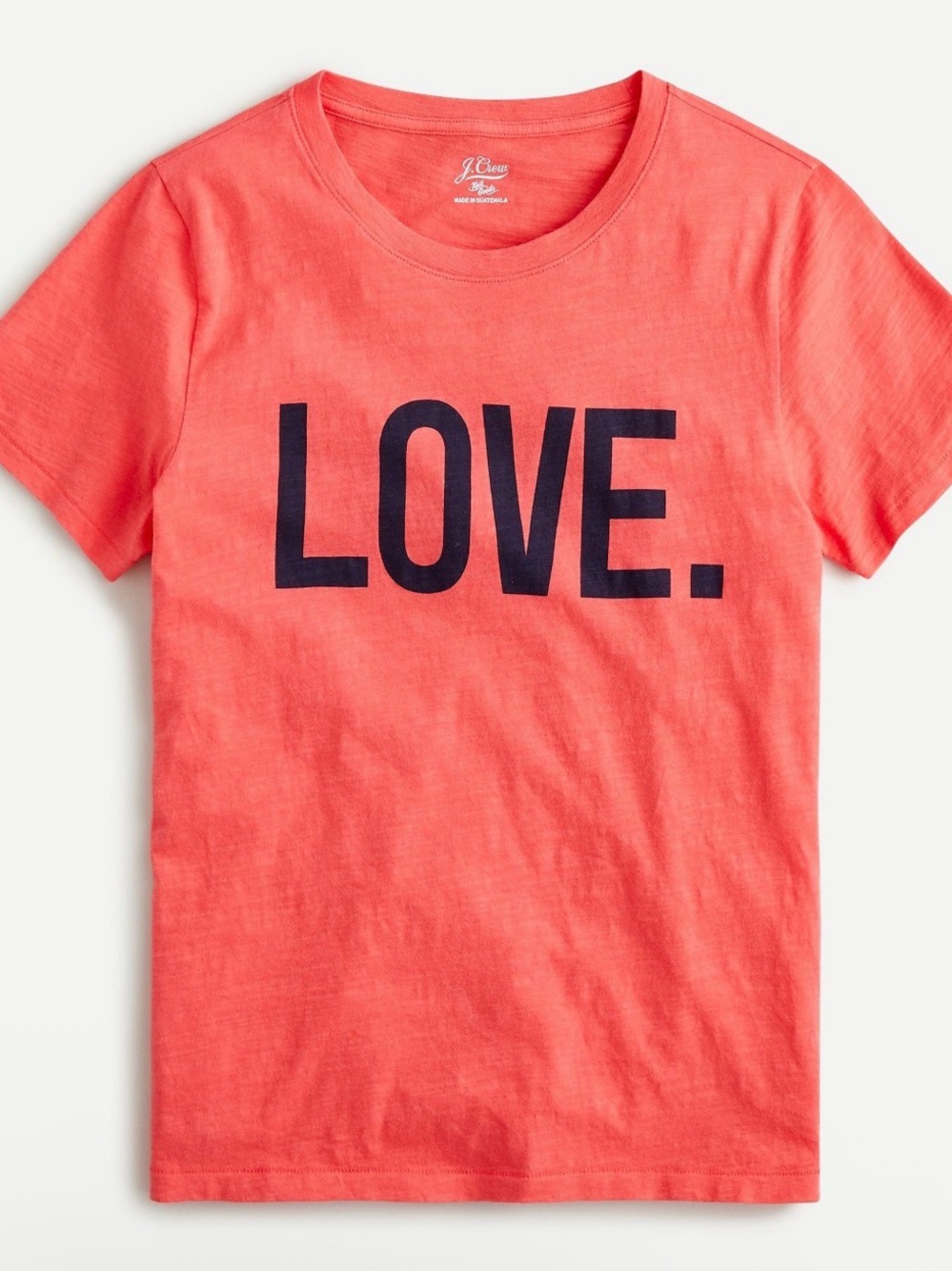 NWT VINTAGE COTTON CREWNECK "LOVE" T-SHIRT- size XL